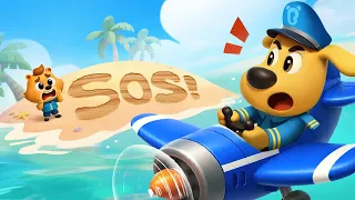 Eps.24 Sinyal Darurat SOS | Seri Baru:Kota Air🌊| Kepala Polisi Labrador|BabyBus Bahasa Indonesia