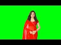 Cute girl green screen background video effects