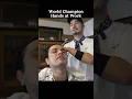 ASMR 100-Year-Old Japanese Barbershop Non-Stop Tap Massage by a World Champion Barber