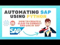 05 - How to create a class to connect and log in SAP