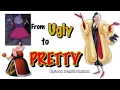 From UGLY to PRETTY Cartoon Characters Villains transformation