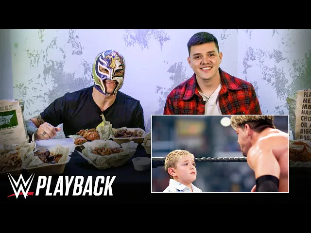 Download MP3 Rey Mysterio and Dominik react to infamous SummerSlam 2005 Ladder Match: WWE Playback