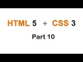 Html5 Tutorial for Beginners Part - 10