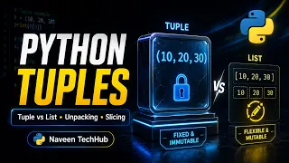 Python Tuples Tutorial for Beginners Tuple vs List Unpacking Slicing Interview Questions
