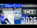 How to install DEV C on Windows 2025 Update TDM GCC Compiler for C and C Programming