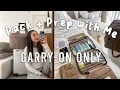 Minimalist Pack with Me One Week in a Carry-On Only to Bali