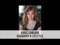 Karis Cameron Canadian Actress Biography Lifestyle