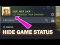 How to hide what you are playing on Steam from your friends and family
