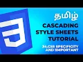 CSS Specificity and Important Cascading Style Sheets Tutorial