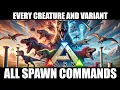 All ARK Spawn Commands Every Creature and Variant Tek X Aberrant More PC-Xbox-PS more