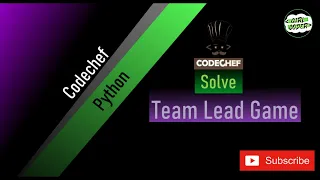 TLG Codchef Python