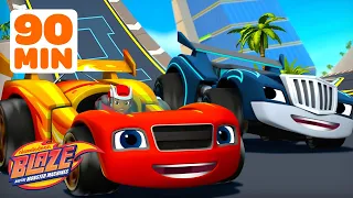 Blaze S Monster Machine Adventures As RACE CARS 90 Minutes Blaze And The Monster Machines 