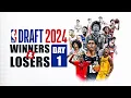 2024 NBA Draft Winners Losers Day One Wizards Jazz Bucks Nets Paul George