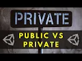 Public vs Private Fields Unity Tip