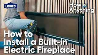 How to Install an Electric Fireplace in an Accent Wall How To Anything