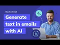 AI Text Tool - a new feature available in the Elastic Email product