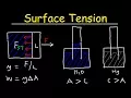 Download Lagu Surface Tension of Water, Capillary Action, Cohesive and Adhesive Forces - Work \u0026 Potential Energy