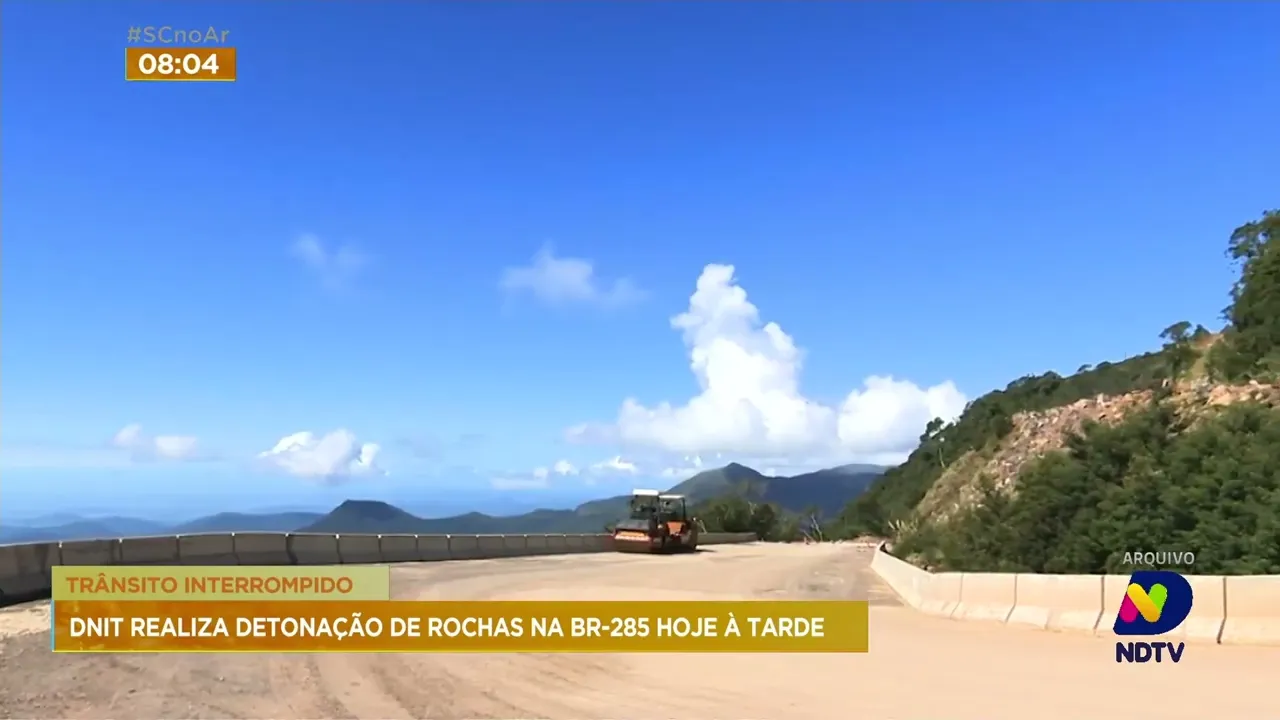 Trecho da BR-285 vai ter o trânsito completamente interrompido nesta terça e quarta-feira