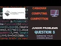 CCC 2022 J3 Harp Tuning Solution WALKTHROUGH Canadian Computing Competition Learn to Code