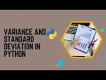 Variance and Standard Deviation in Python