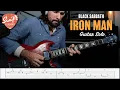Black Sabbath Iron Man Guitar Solo Lesson Tabs