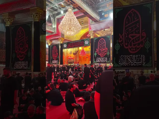⁣كل حوائجكم وضعناها أمانة بشباك العباس وامنياتكم تحت قبته ترفرف