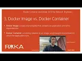 3 Docker Images versus Docker COntainer