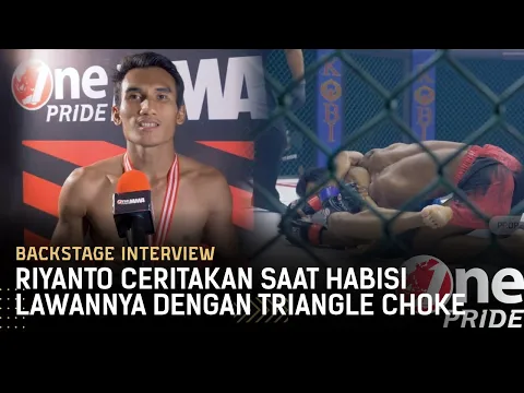Riyanto Ceritakan Saat Habisi Lawannya Dengan Triangle Choke | Backstage Interview FN 39