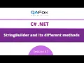 StringBuilder C Net - Session 47