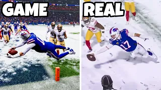 Recreating 1 Iconic Josh Allen TD From Every Year 18-24