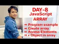 ARRAY in JavaScript With practical example Day 8 Readersnepal