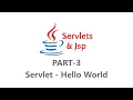 Servlet and JSP for Beginners Part - 3 Servlet