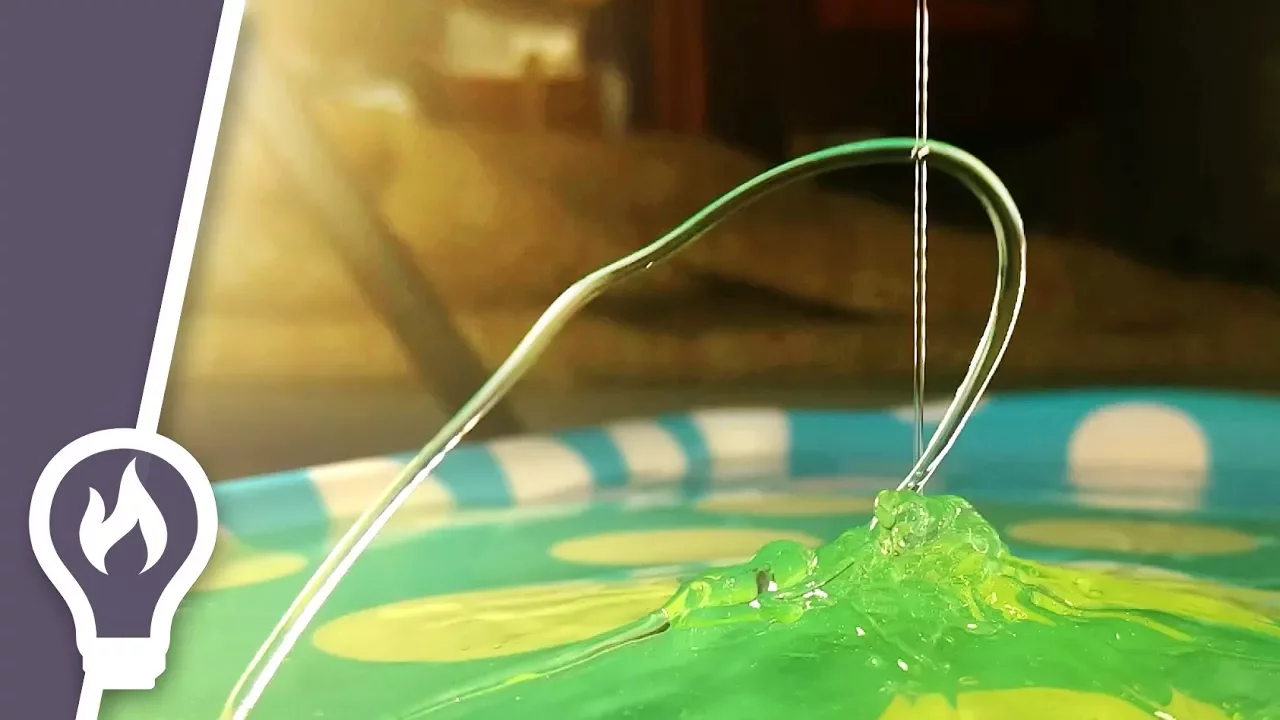 Bizarre liquid jets explained - the Kaye effect
