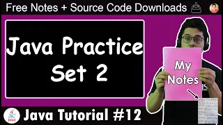 Java Tutorial Chapter 2 - Practice Set Java Practice Questions