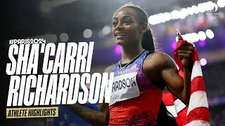 the best of shacarri richardson at the olympics