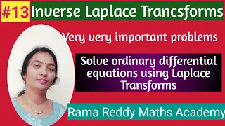 JNTUH M2R22 Most important Initial value problems in Laplace Pakka Question in Laplace Transform