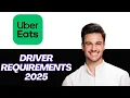 NEW Uber Eats Driver Requirements 2025