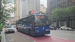 Both The Queens Bound QM34 Express Bus and The Queens Bound QM40 Express Bus