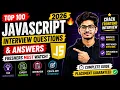 JavaScript Interview Questions 2026 Top 100 JavaScript Interview Questions Answers