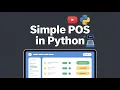 Simple POS System in Python Tkinter Full Project for Beginners Free Source Code