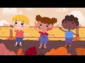 Fall Floor is Lava Challenge - Autumn Theme Obstacles - The Kiboomers Fun Dance Songs