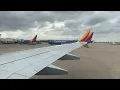 Southwest Airlines Flight Pushback and Start Up Gate 12 Dallas Love Field Airport Dallas TX
