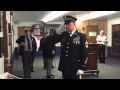 Mom receiving Uncles military honors