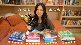 How many 5 star books can I find in a row?