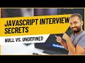 JavaScript Interview Questions Understanding the Difference Between null and undefined in Hindi