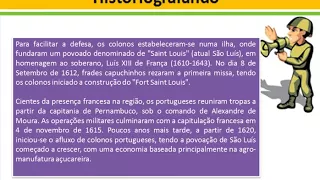 Introdução a História do Maranhão