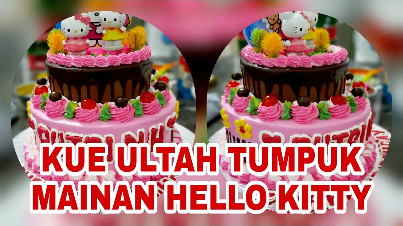 Permainan Memasak Kue Ulang Tahun Hello Kitty