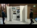 Exedra 2 Smart Push Open Handle less application Folding Pocket Door Salice Bortoluzzi