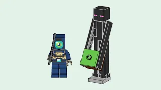 LEGO 662507 Instructions | Minecraft | Enderman Duel | Magazine Gift