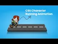 CSS Character Running animation Effects CSS3 Animation Tutorial